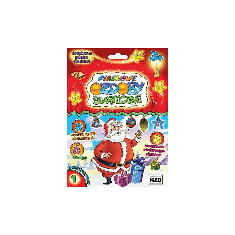 PIASKOWE OZDOBY ŚWIĄTECZNE PAKIET NR 1