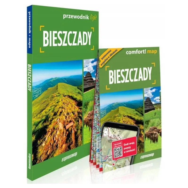 Bieszczady light: przewodnik  mapa