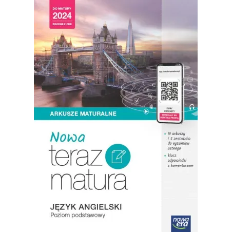 Język Angielski Teraz Matura 2023. Arkusze Maturalne Zakres Podstawowy 2023/24
