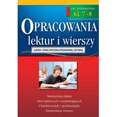OPRACOWANIA LEKTUR I WIERSZY SZKOŁA PODSTAWOWA KLASY 7-8 - Greg