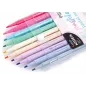 Flamastry Pastelowe 10 Kolorów Zestaw Pisaków Szkolnych