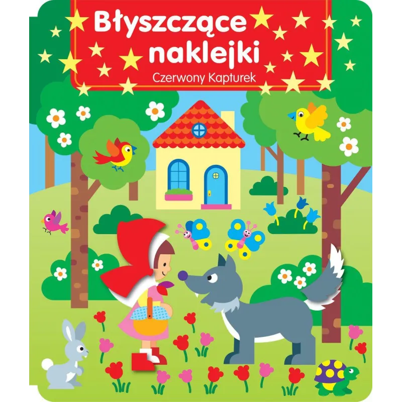 CZERWONY KAPTUREK. BŁYSZCZĄCE NAKLEJKI - Olesiejuk