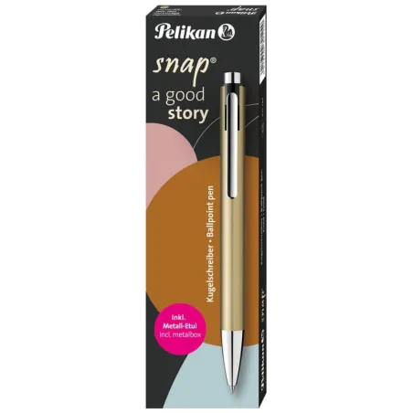 Długopis W Etui Niebieski Automatyczny Z Mechanizmem Klik Pelikan