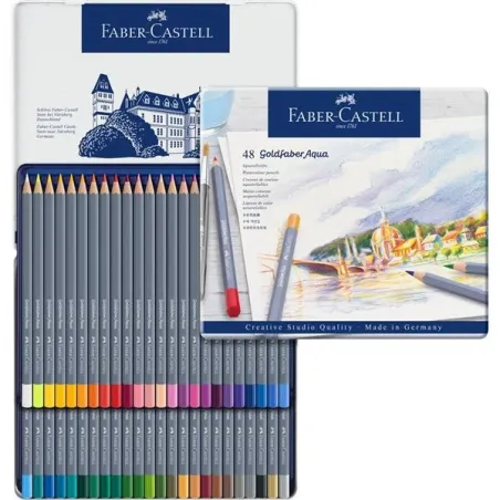 KREDKI AKWARELOWE 48 KOLORÓW FABER-CASTELL