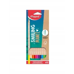 KREDKI DREWNIANE 12 KOLORÓW MAPED