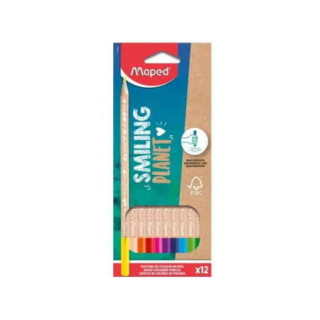Kredki Drewniane 12 Kolorów Maped