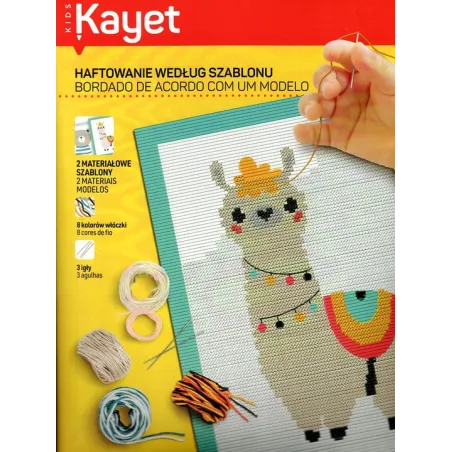 Haftowanie Według Szablonu Lama I Miś Kayet