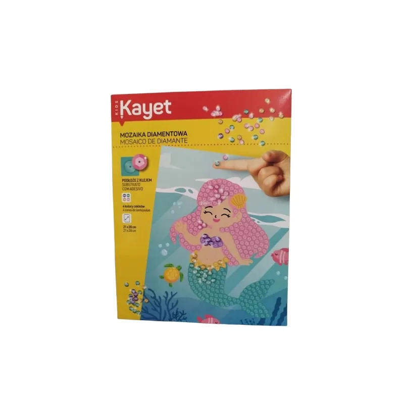 MOZAIKA DIAMENTOWA SYRENKA 21 X 28 CM KAYET