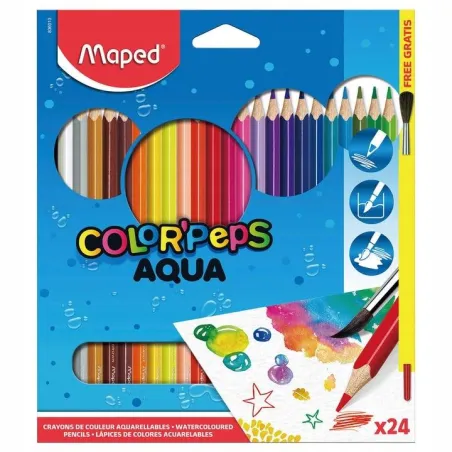 Kredki Akwarelowe Colorpeps 24 Kolory Maped