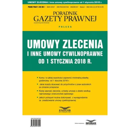 Umowy Zlecenia I Inne Umowy Cywilnoprawne Od 1 Stycznia 2018 R. Umowy Zlecenia I Inne Umowy Cywilnoprawne Od 1 Stycznia 2018 R.