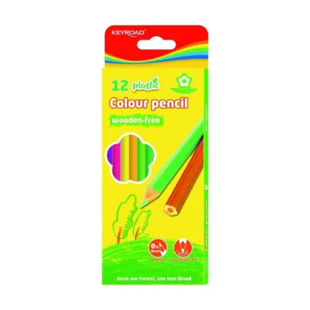 Kredki Ołówkowe Bezdrzewne 12 Kolorów