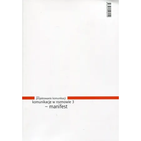 KOMUNIKACJE W ROZMOWIE 3 MANIFEST - Libron