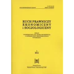 RUCH PRAWNICZY EKONOMICZNY I SOCJOLOGICZNY - Wydawnictwo Naukowe UAM