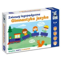 GIMNASTYKA JĘZYKA. ZABAWY LOGOPEDYCZNE KAPITAN NAUKA 3-6 LAT