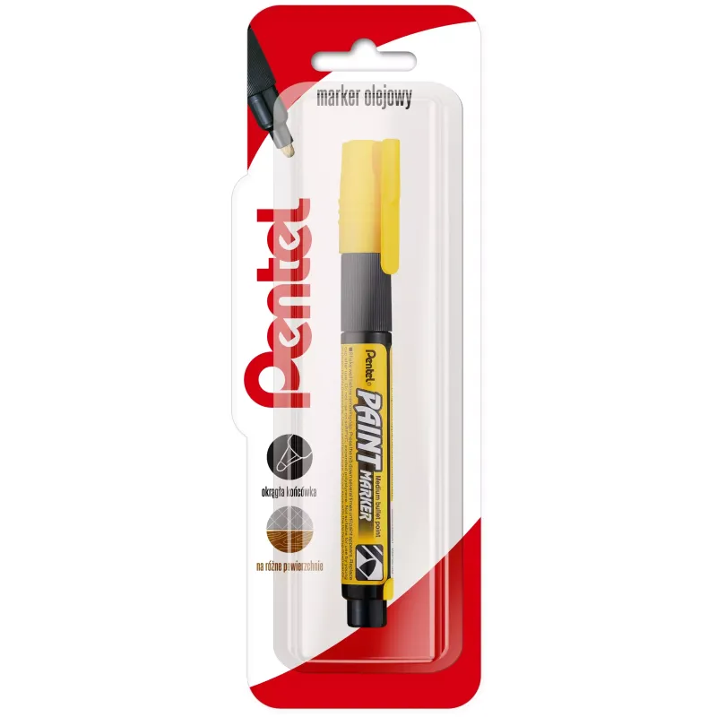 MARKER PERMANENTNY OLEJOWY MMP20 ŻÓŁTY PENTEL