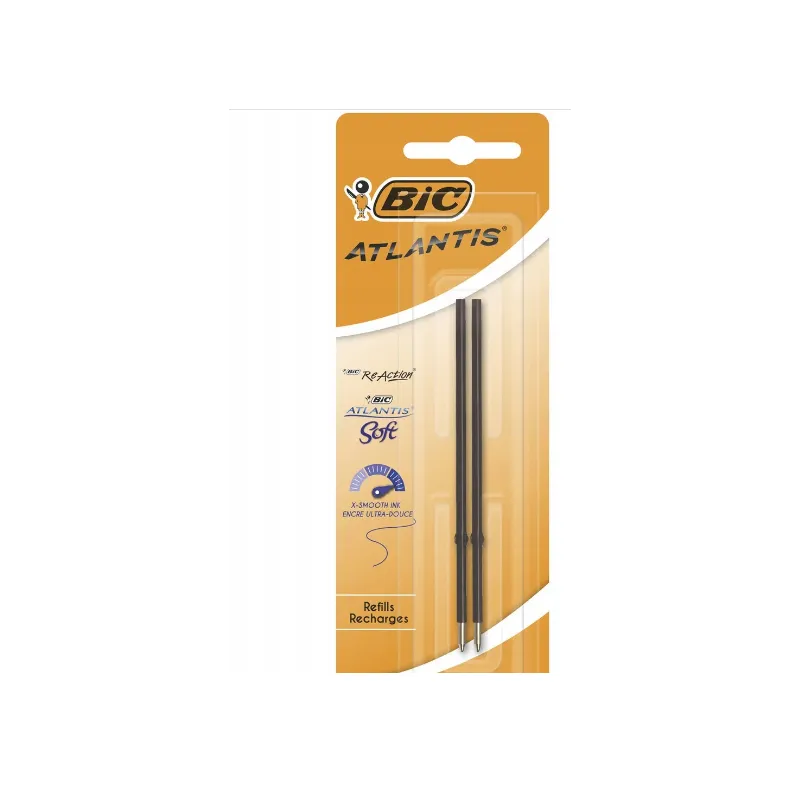 WKŁAD DO DŁUGOPISU BIC ATLANTIS CZARNY 2 SZTUKI