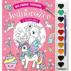 JEDNOROŻCE. MALOWANIE FARBKAMI