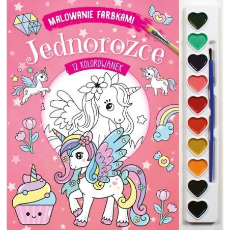 JEDNOROŻCE. MALOWANIE FARBKAMI