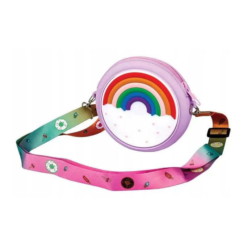 PORTFELIK SILIKONOWY RAINBOW NA MONETY I DROBIAZGI