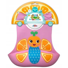 ŚLINIAK SILIKONOWY FROOTIMALS ORANGIEFLY DLA DZIECI 0+