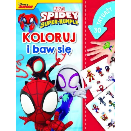Marvel Spidey I Super-Kumple Koloruj I Baw Się. 30 Tatuaży