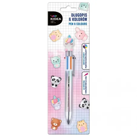 Długopis Z Figurką 6 Kolorów Derform