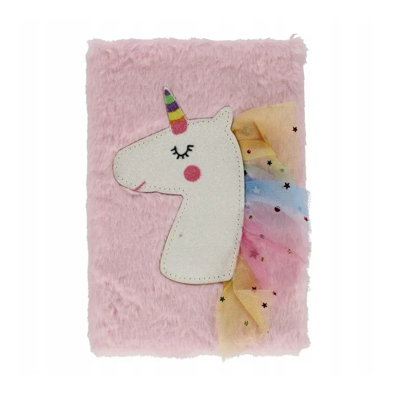 PLUSZOWY NOTES PAMIĘTNIK A5 JEDNOROŻEC UNICORN DLA DZIECI