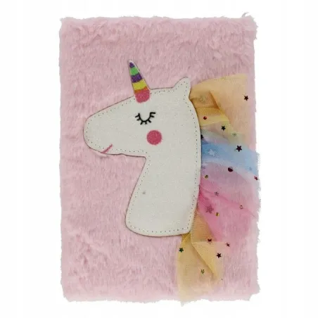 PLUSZOWY NOTES PAMIĘTNIK A5 JEDNOROŻEC UNICORN DLA DZIECI