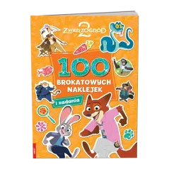 Disney Zwierzogród 2 100 brokatowych naklejek NB9110 Opracowanie zbiorowe