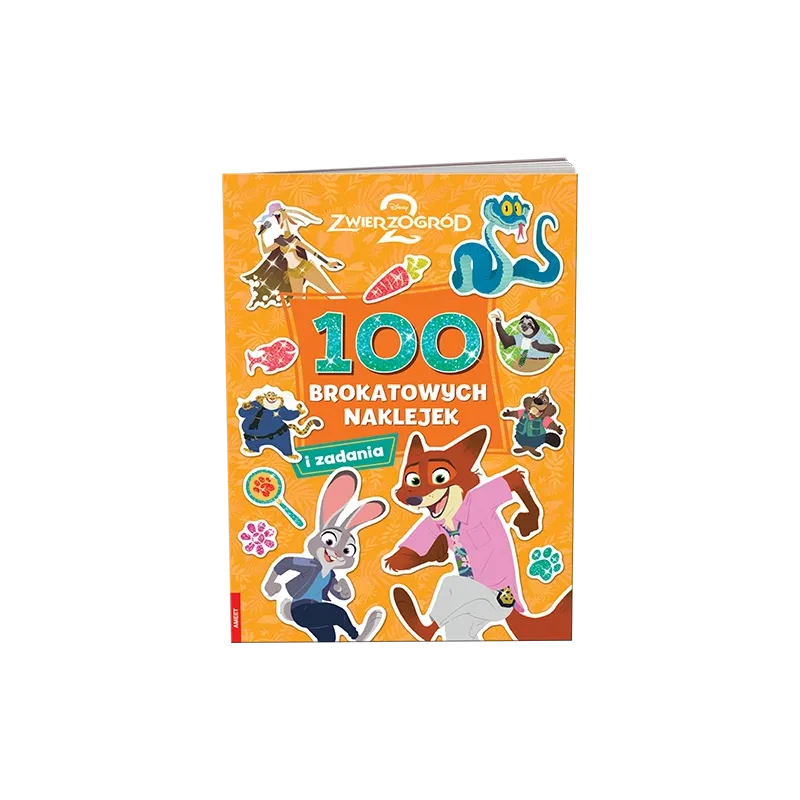 Disney Zwierzogród 2 100 brokatowych naklejek NB9110 Opracowanie zbiorowe