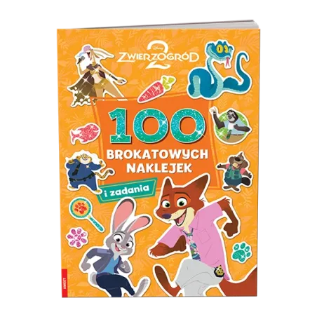 Disney Zwierzogród 2. 100 Brokatowych Naklejek