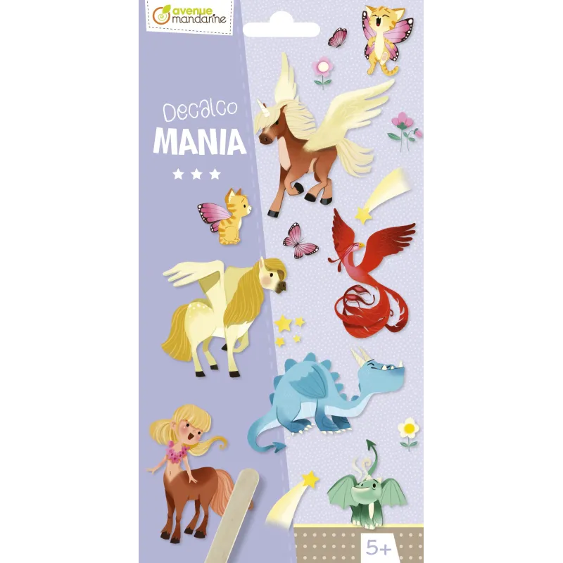 DECALCO MANIA KREATYWNE FANTASTYCZNE ZWIERZĘTA 3+