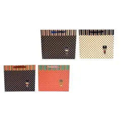 TOREBKA PREZENTOWA A3 KROPKI MIX WZORÓW