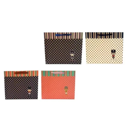 Torebka Prezentowa A3 Kropki Mix Wzorów