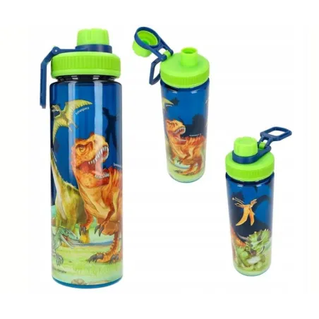 BIDON DZIECIĘCY DINO WORLD Z BEZPIECZNYM ZAMKNIĘCIEM 750ML