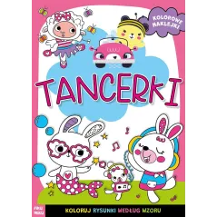 TANCERKI. KOLOROWANKA Z NAKLEJKAMI