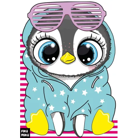 PINGWINEK. KOLOROWANKA Z NAKLEJKAMI