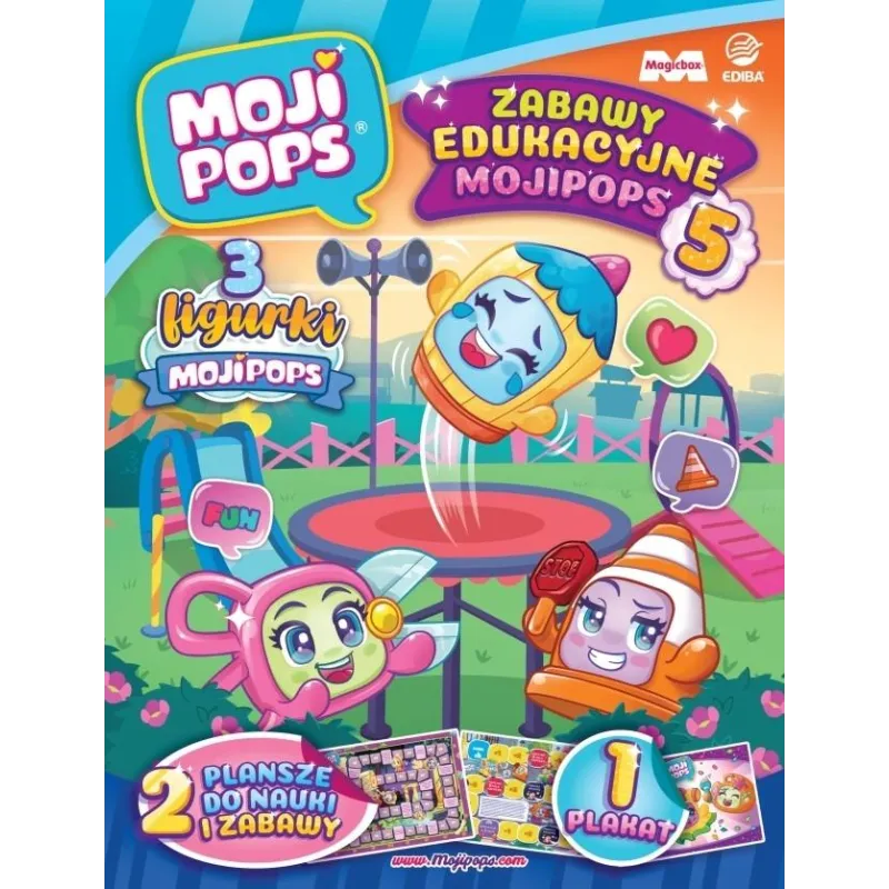 MOJIPOPS. ZABAWY EDUKACYJNE 5 + FIGURKI