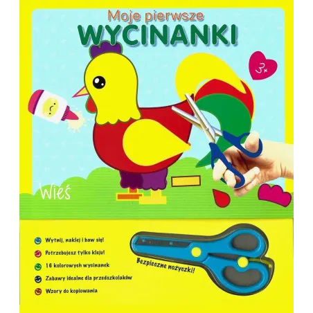 Wieś. Moje Pierwsze Wycinanki + Bezpieczne Nożyczki 3+