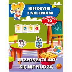 PRZEDSZKOLAKI SIĘ NIE NUDZĄ HISTORYJKI Z NALEPKAMI 4+ Anna Wiśniewska 4+ - Olesiejuk