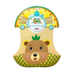 ŚLINIAK SILIKONOWY FROOTIMALS BUBBA TROPIBEAR DLA NIEMOWLĄT 6M+