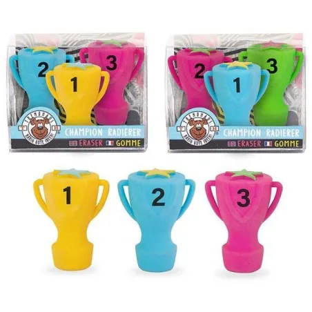 Zestaw Gumek Do Ścierania Puchar 3 Sztuki