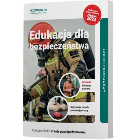 Edukacja dla bezpieczeństwa 1 podręcznik Liceum i technikum zakres podstawowy  zmiana 2022 Andrzej Kruczyński,Barbara Boniek