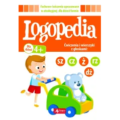 LOGOPEDIA ĆWICZENIA I WIERSZYKI Z GŁOSKAMI SZ CZ DŻ Ż/RZ 4+ - Dragon