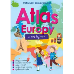 ATLAS EUROPY Z NAKLEJKAMI - Wilga