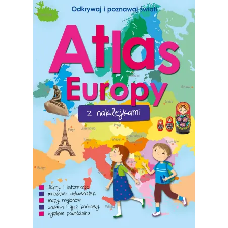 ATLAS EUROPY Z NAKLEJKAMI - Wilga