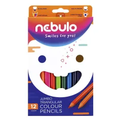 KREDKI TRÓJKĄTNE 12 KOLORÓW PANTA PLAST 3+