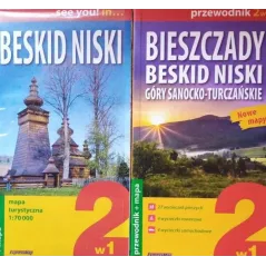 BIESZCZADY, BESKID NISKI, GÓRY SANOCKO-TURCZAŃSKIE 2W1 PAKIET - ExpressMap