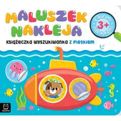 Książeczka wyszukiwanka z pieskiem 3. Maluszek nakleja Agnieszka Bator
