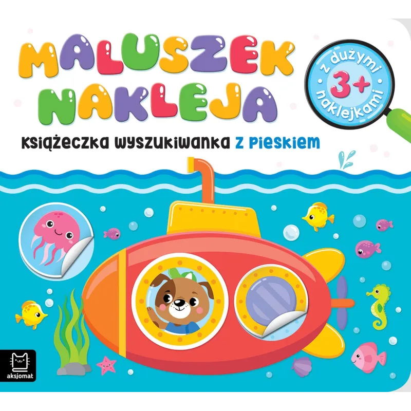 Książeczka wyszukiwanka z pieskiem 3. Maluszek nakleja Agnieszka Bator